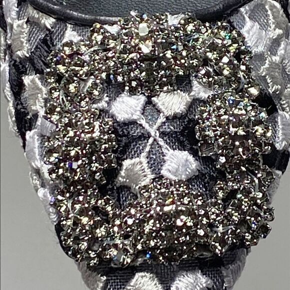 Manolo Blahnik Hangisi 105 Embellished Embroidered Pumps size 36 - Picture 8 of 14